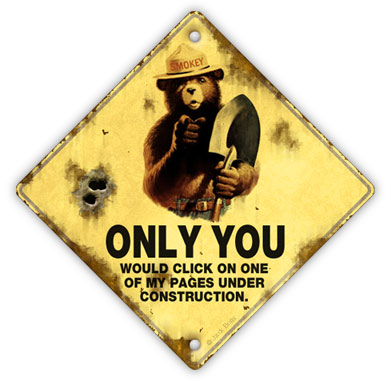Smokey says: It's comin' soon!