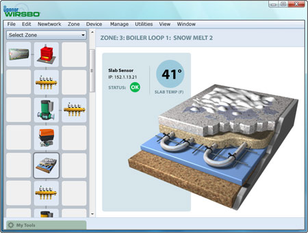 Wirsbo Web Control App - Snow Melt